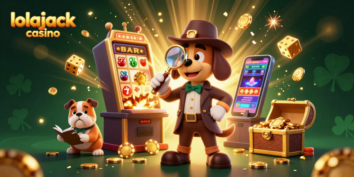 Engage in fun gaming at lolajack casino, featuring lively characters and vibrant slot elements.